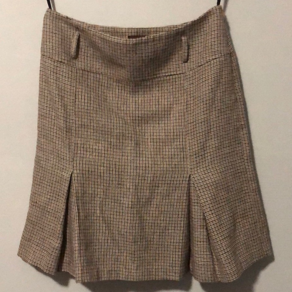 Barami Tweed/Plaid Skirt